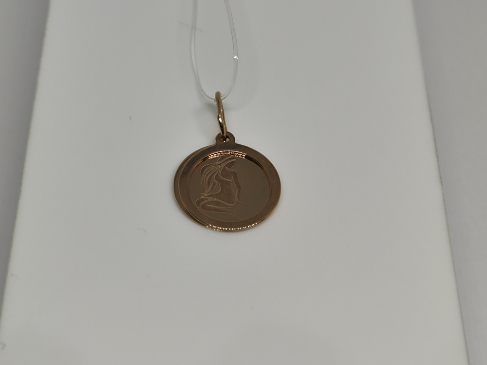 ПОДВЕСКА ЗНАК ЗОДИАКА ДЕВА (Au 585)