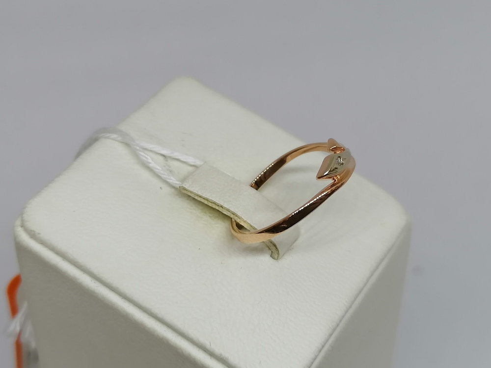 КОЛКМ585 КОЛЬЦО С КАМНЕМ (Au 585)