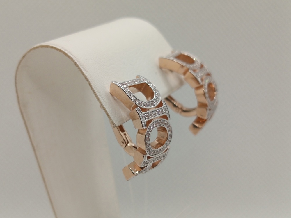 СЕРЬГИ С КАМНЯМИ (Au 585)