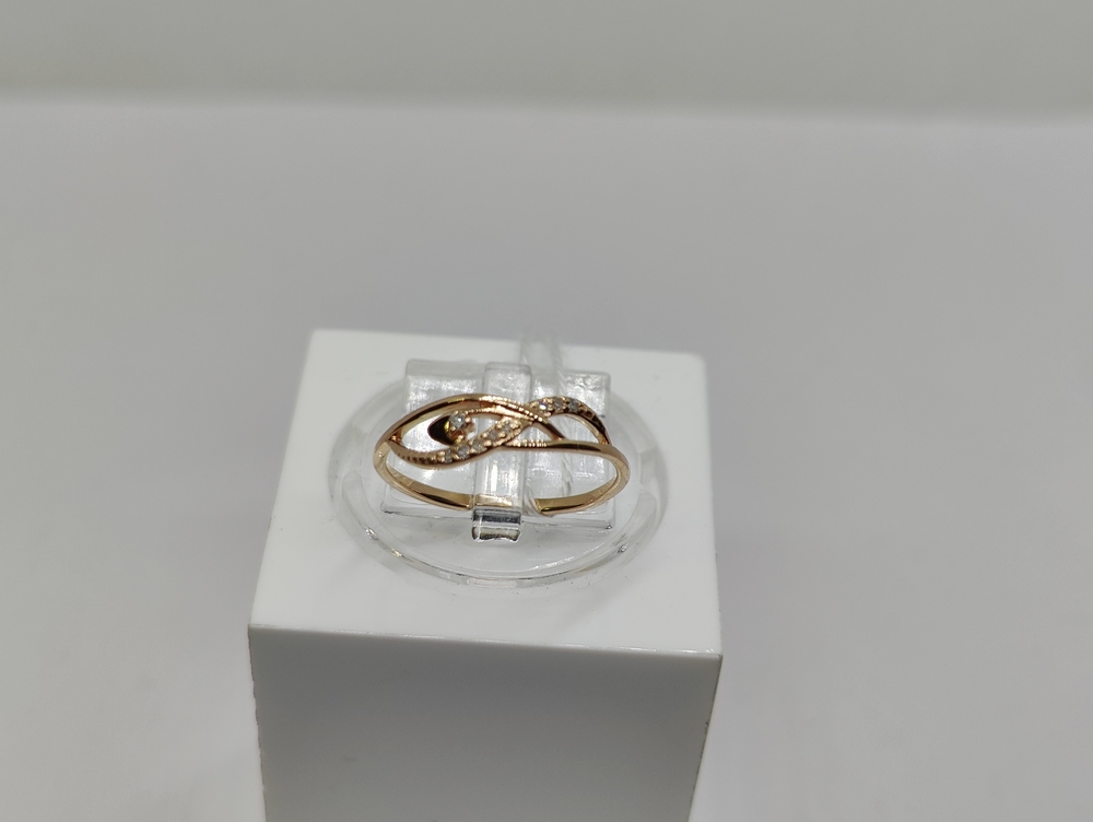 КОЛКМИ585 КОЛЬЦО С КАМНЯМИ (Au 585)