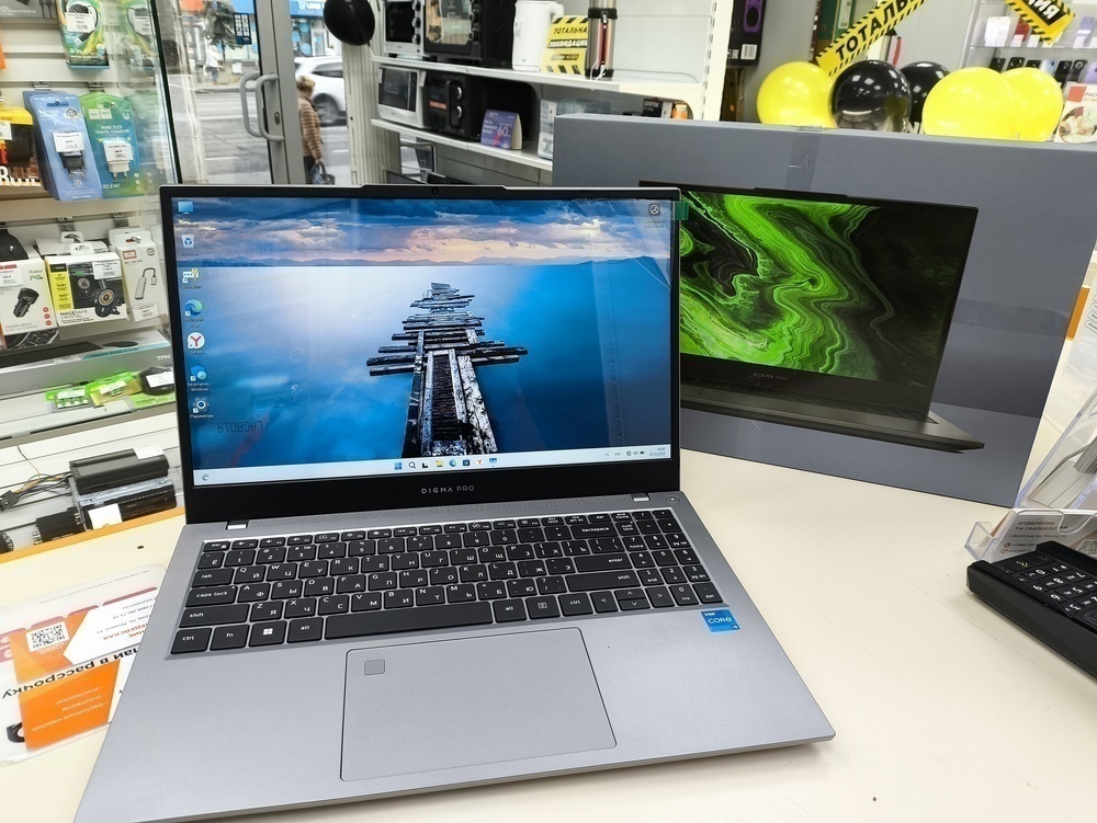 Ноутбук DIGMA; Core i5-1235U, Intel iris XE Graphics, 16 Гб, 512 GB, Нет