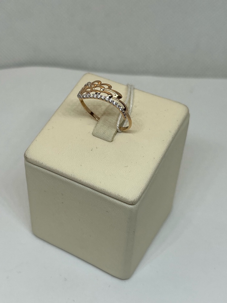 КОЛКМИ585 КОЛЬЦО С КАМНЯМИ (Au 585)