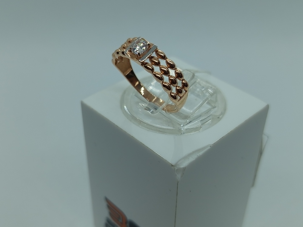 КОЛЬЦО С КАМНЕМ (Au 585)