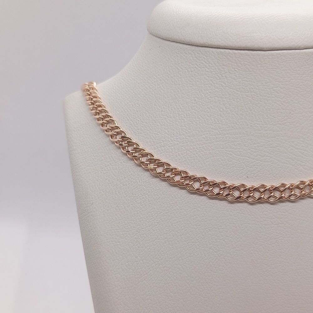 НЦ 12-076ПГ ЦЕПЬ ПУСТОТЕЛАЯ Ромб двойной (Au 585)