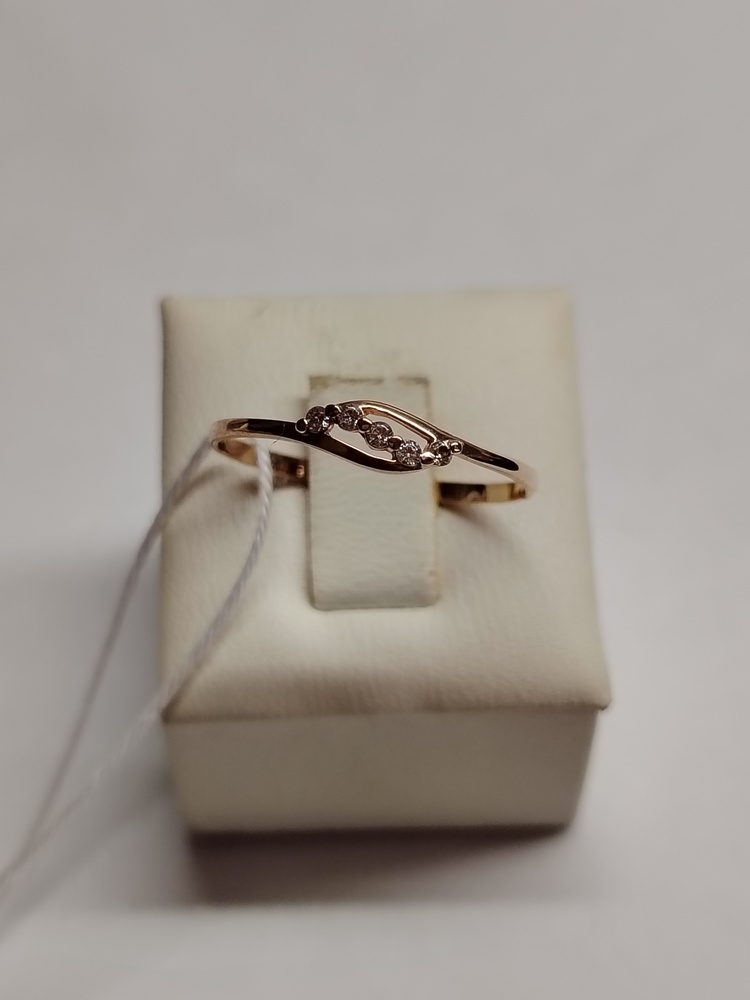 КОЛКМИ585 КОЛЬЦО С КАМНЯМИ (Au 585)