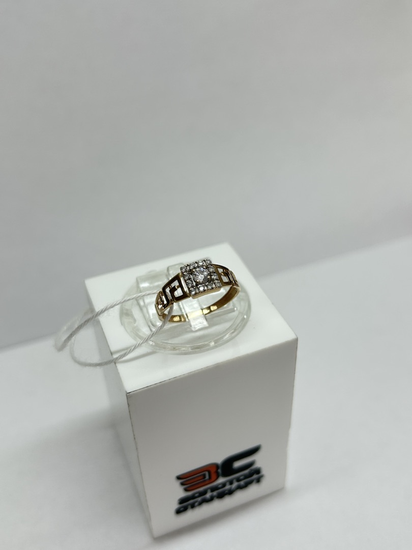 КОЛЬЦО С КАМНЯМИ (Au 585)