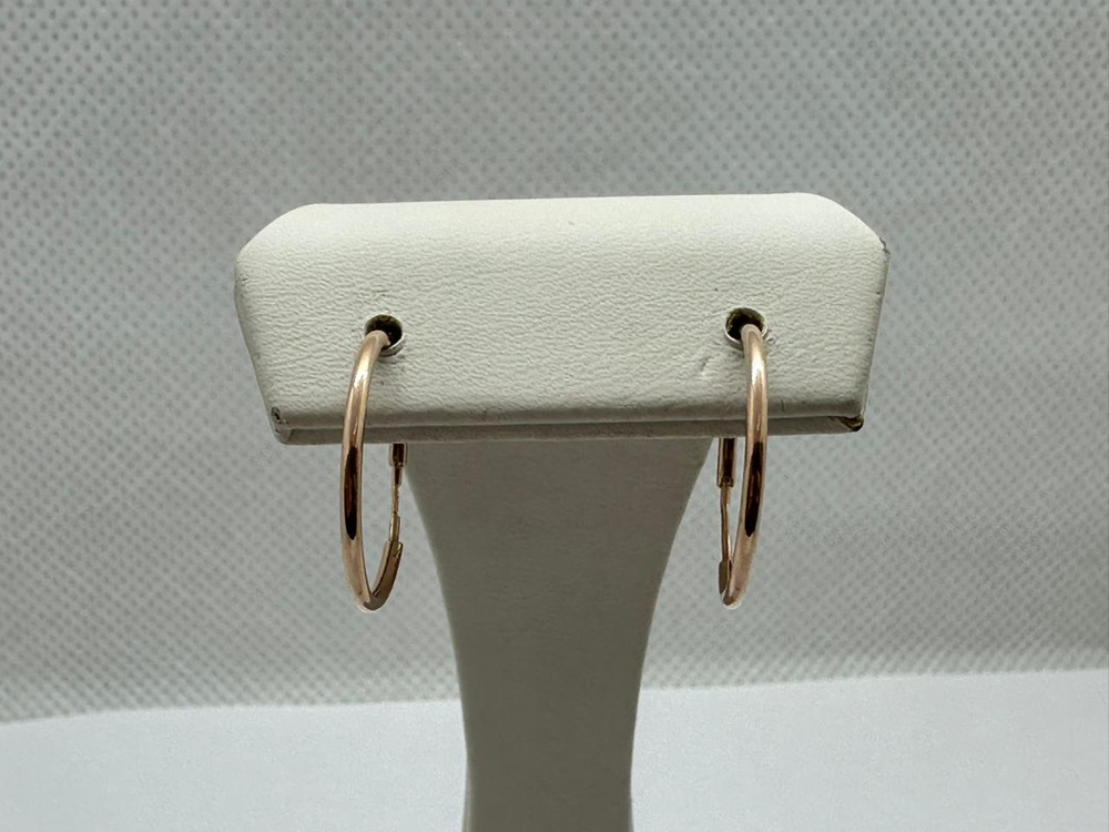 140058 СЕРЬГИ КОНГО (Au 585)