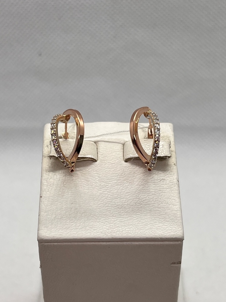 СКМИ585 СЕРЬГИ С КАМНЯМИ (Au 585)