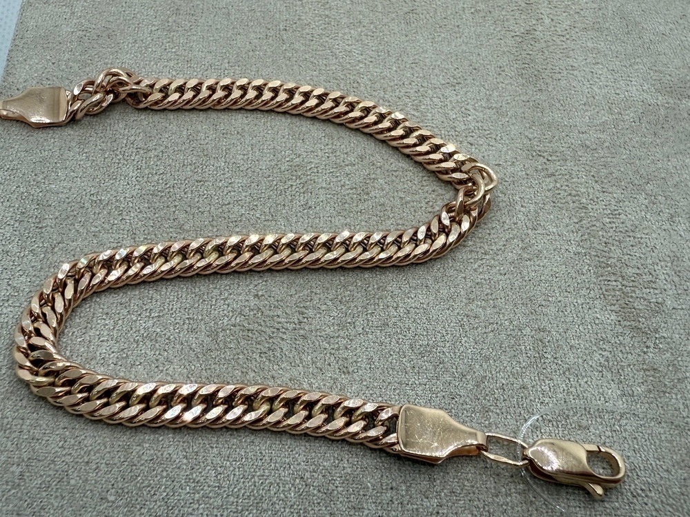 БРАСЛЕТ ПУСТОТЕЛЫЙ Панцирное (Au 585)