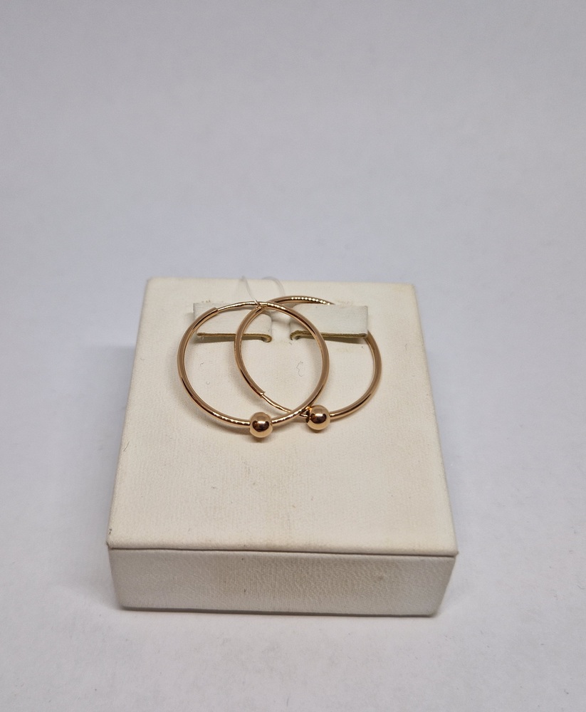 22143-25-1 СЕРЬГИ КОНГО (Au 585)
