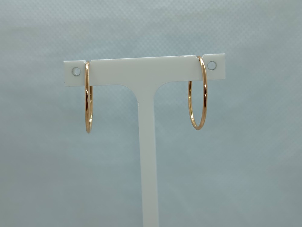 СЕРЬГИ КОНГО без камня (Au 585)