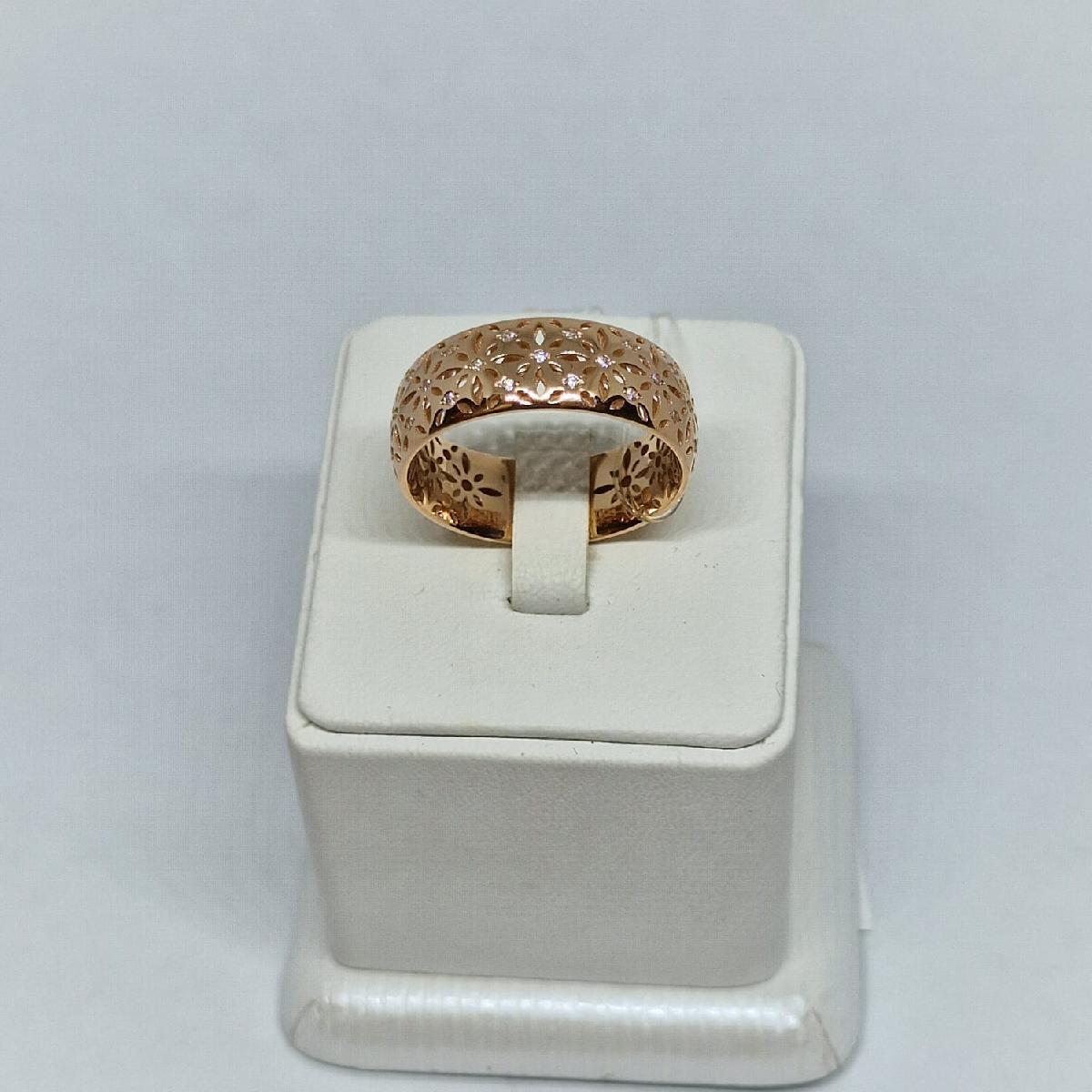 04-61-0257-00 КОЛЬЦО С КАМНЯМИ (Au 585)