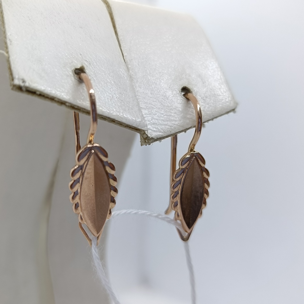 СЕРЬГИ БЕЗ КАМНЯ (Au 583)