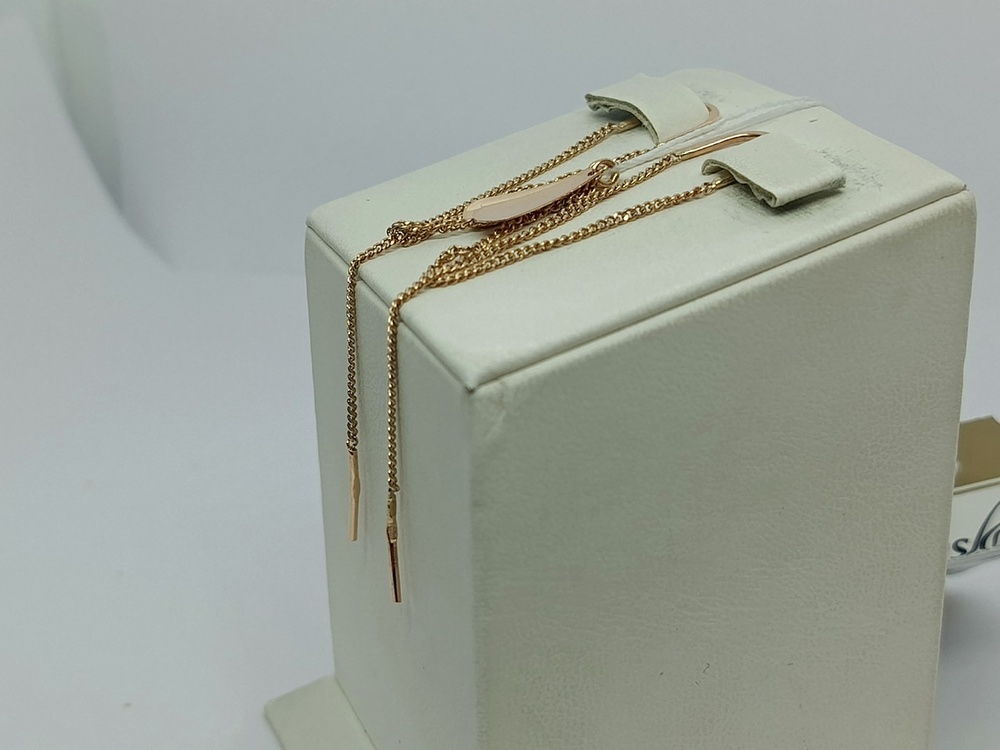 СЕРЬГИ ПРОДЕВКИ без камня (Au 585)