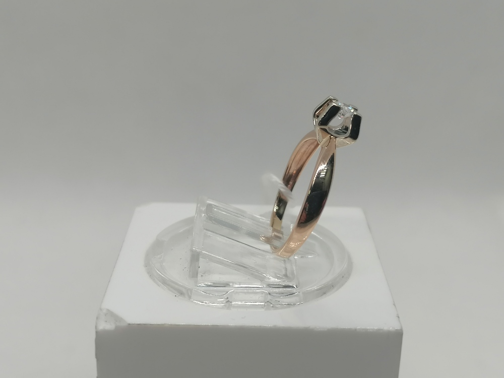 КОЛЬЦО БРИЛЛИАНТ Au 585