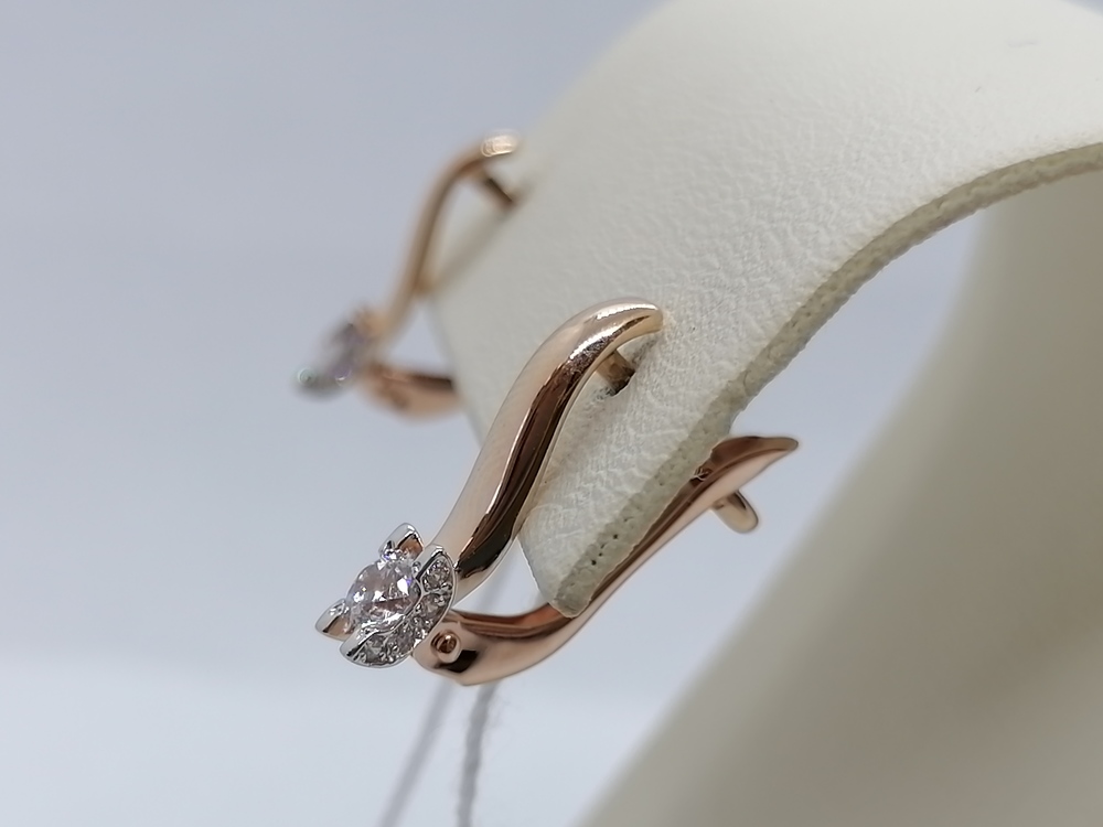 СЕРЬГИ С КАМНЯМИ (Au 585)