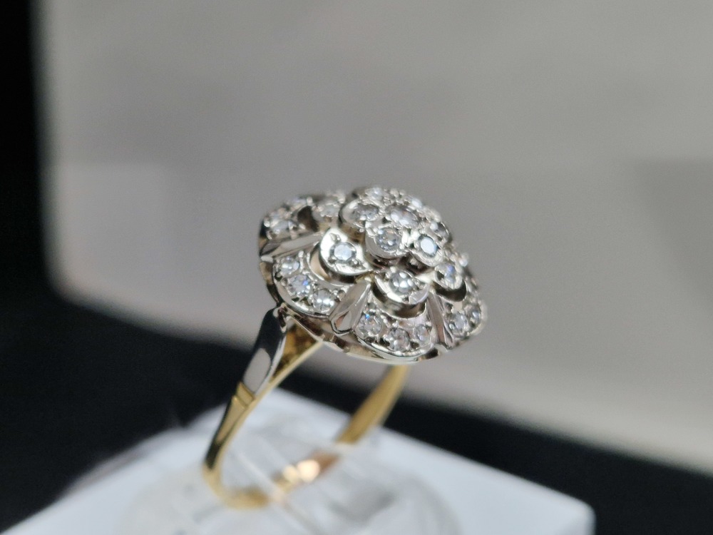 КОЛЬЦО БРИЛЛИАНТ Au 750