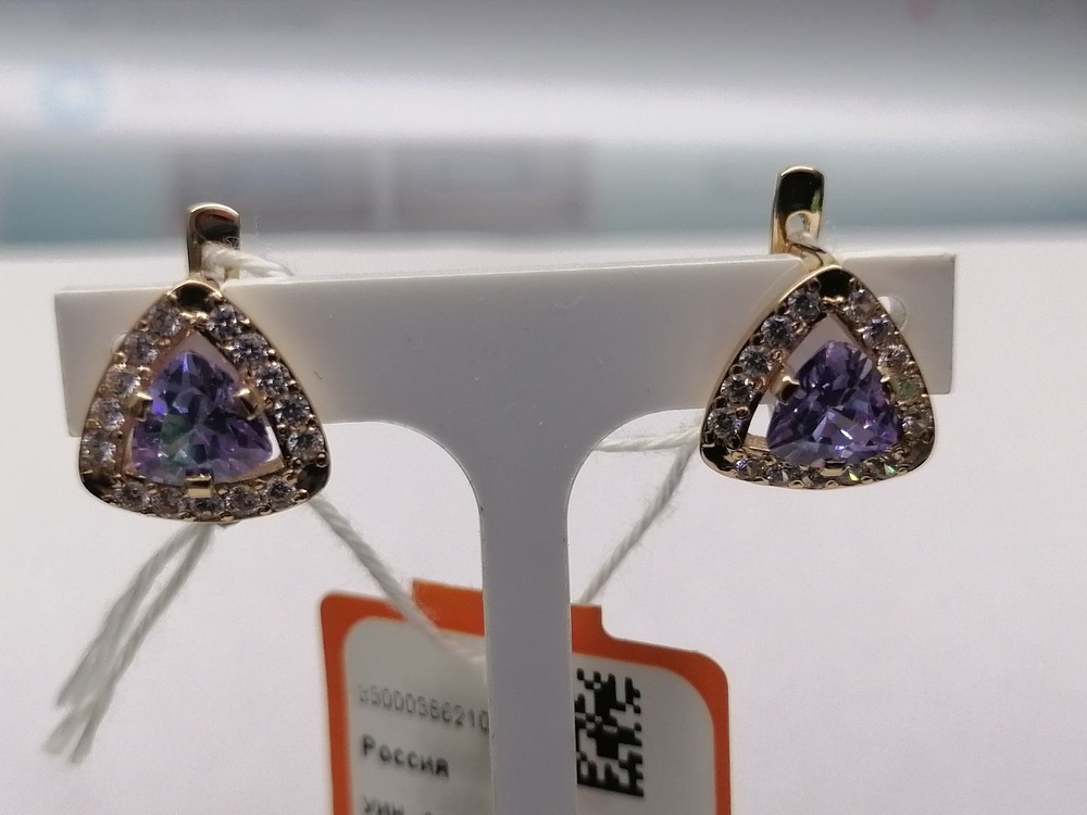 СКМИ585 СЕРЬГИ С КАМНЯМИ (Au 585) СКМИ585 СЕРЬГИ С КАМНЯМИ (Au 585)