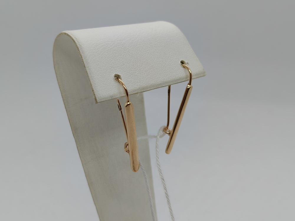 СЕРЬГИ БЕЗ КАМНЯ (Au 585)