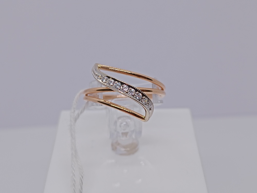 КОЛКМИ585 КОЛЬЦО С КАМНЯМИ (Au 585) КОЛКМИ585 КОЛЬЦО С КАМНЯМИ (Au 585)
