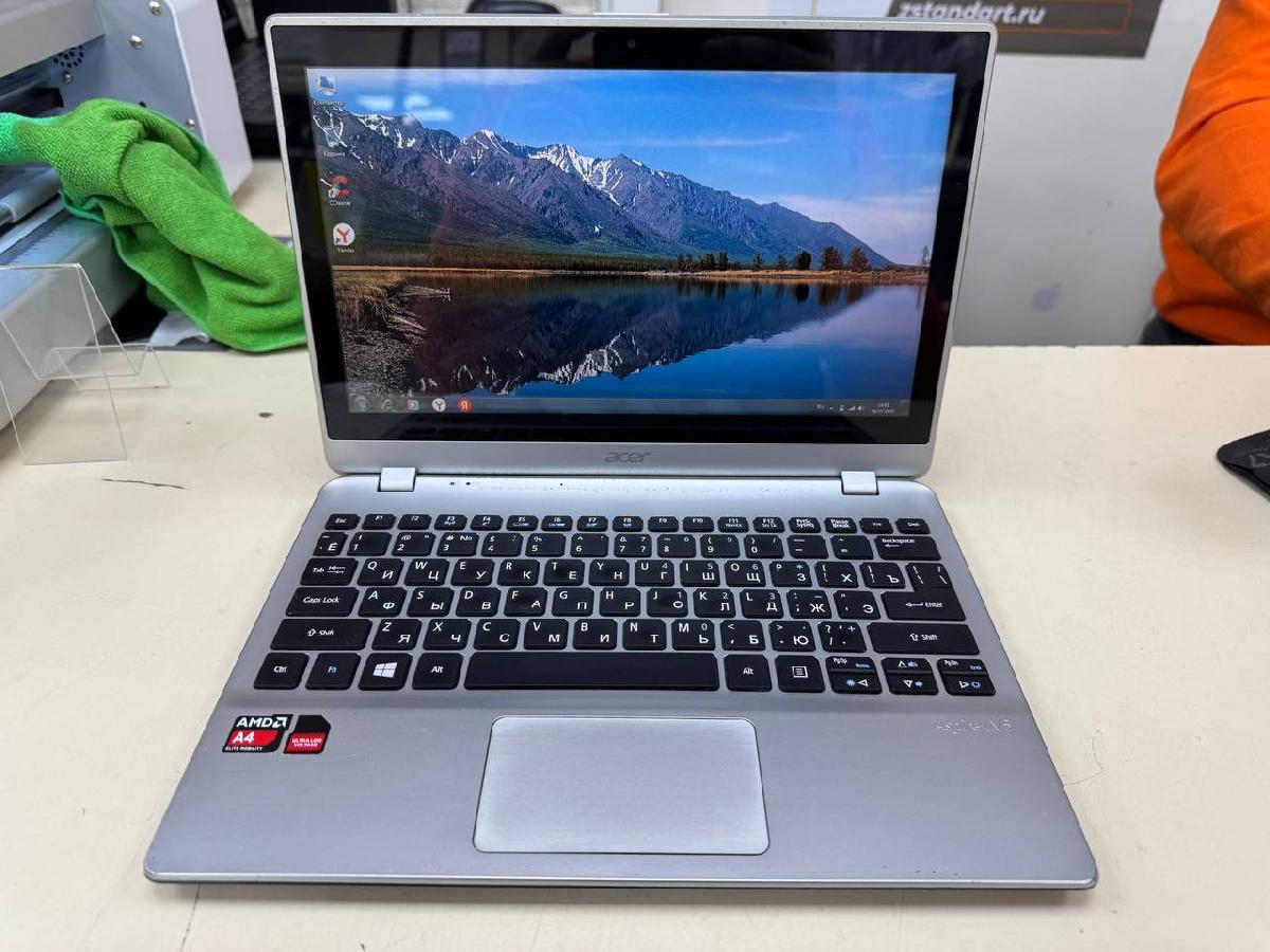 Ноутбук Acer; A4-1250, HD Graphics, 4 Гб, 128 Гб, Нет