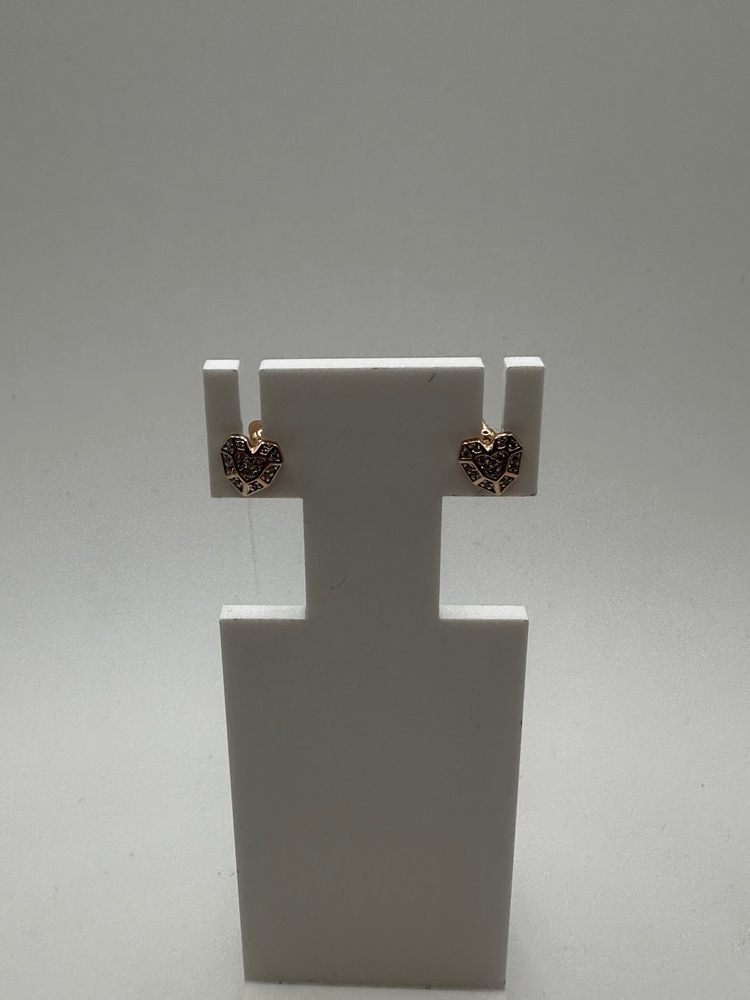 СЕРЬГИ ПУСЕТЫ с камнями (Au 585)