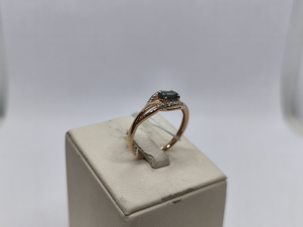 КОЛКМИ585 КОЛЬЦО С КАМНЯМИ (Au 585)