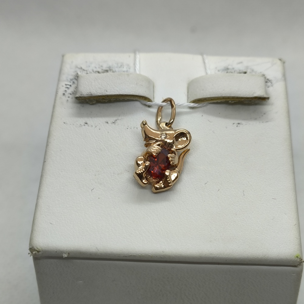 ПОДВЕСКА С КАМНЯМИ (Au 585)