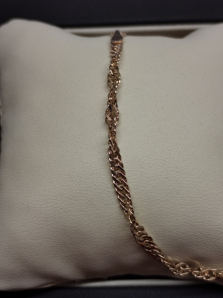 БРАСЛЕТ ПОЛНОВЕСНЫЙ Сингапур Au 585