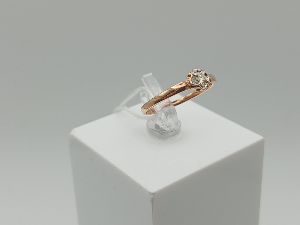 КОЛЬЦО БРИЛЛИАНТ Au 585