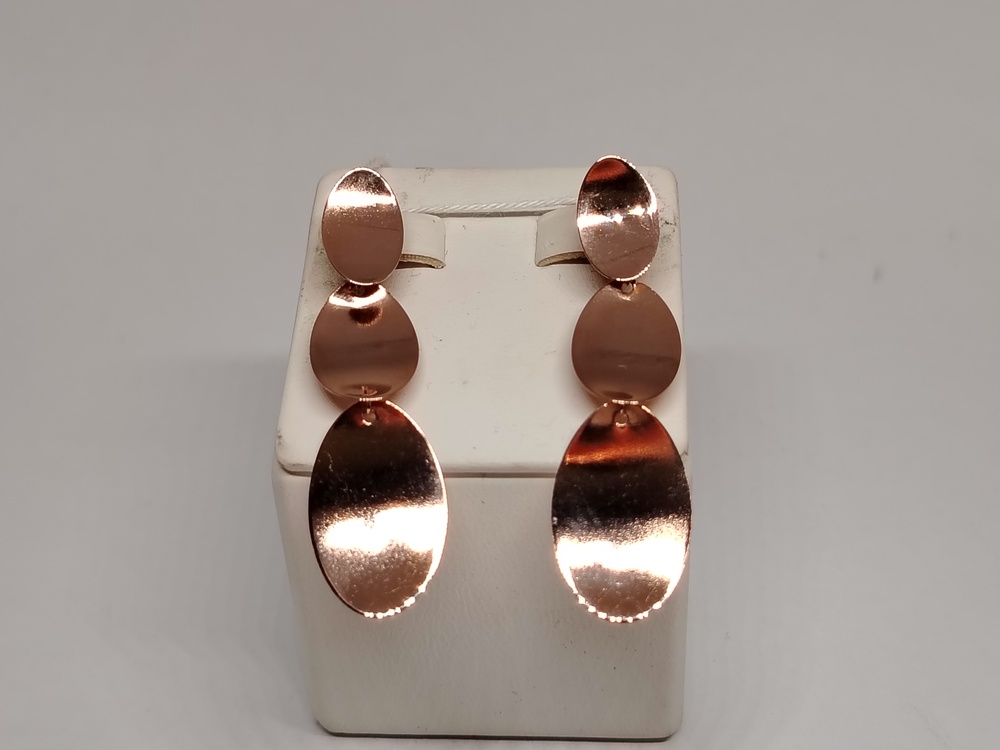 СБКМ585 СЕРЬГИ БЕЗ КАМНЯ (Au 585)