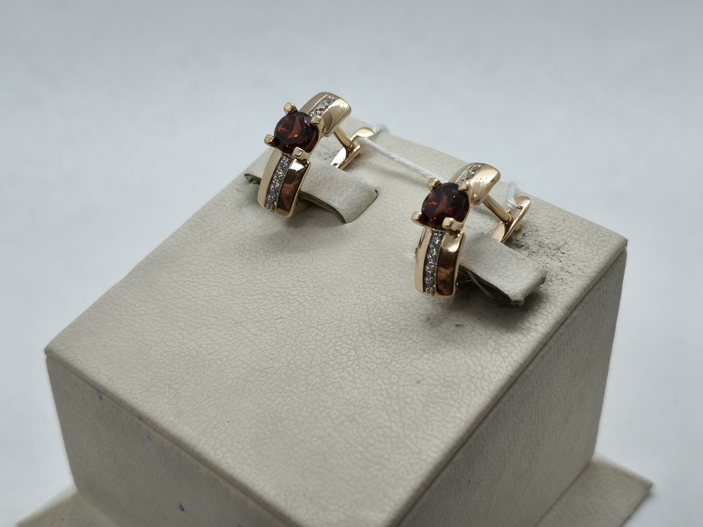 СЕРЬГИ С КАМНЯМИ (Au 585)