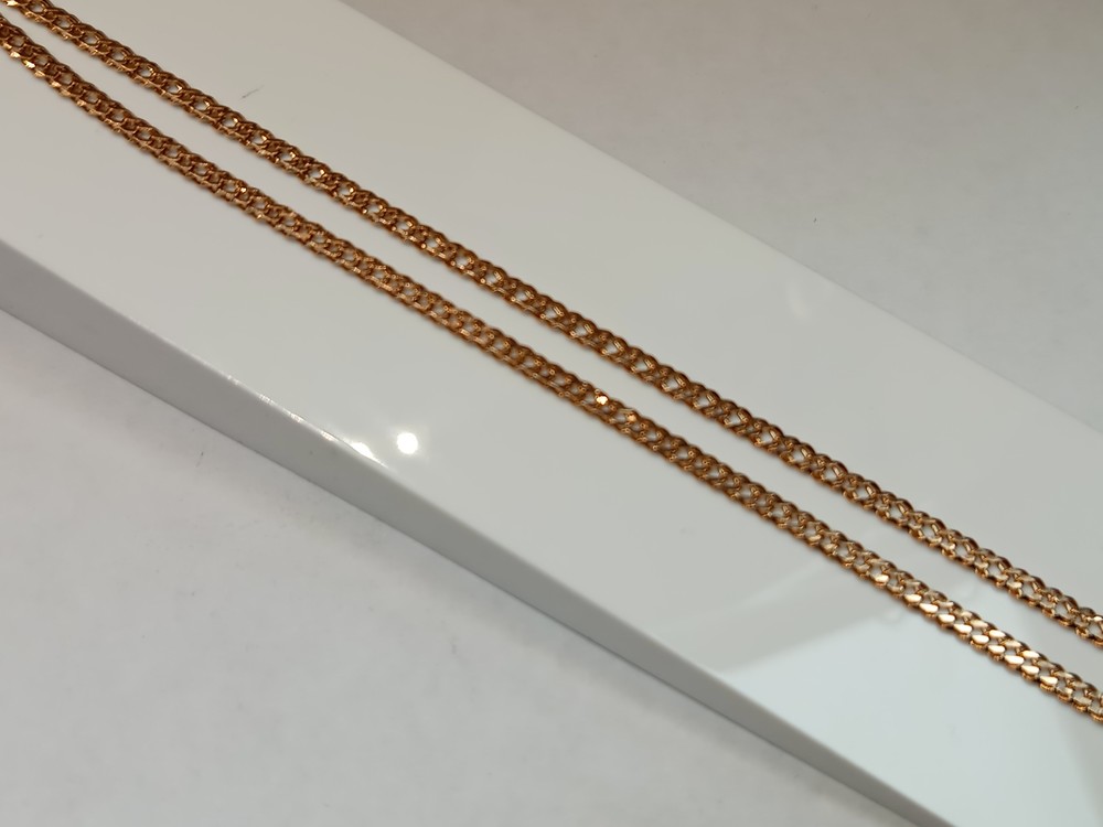 ЦЛР2585 ЦЕПЬ ПОЛНОВЕСНАЯ Ромб двойной (Au 585)