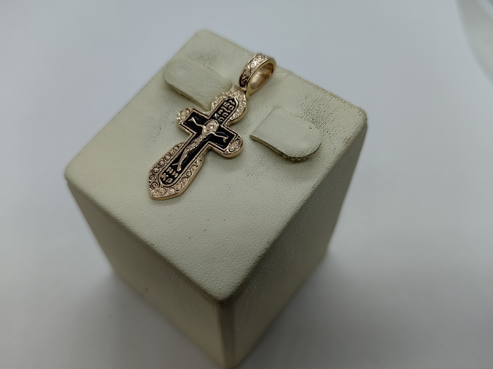 ПОДВЕСКА КРЕСТ (Au 585)