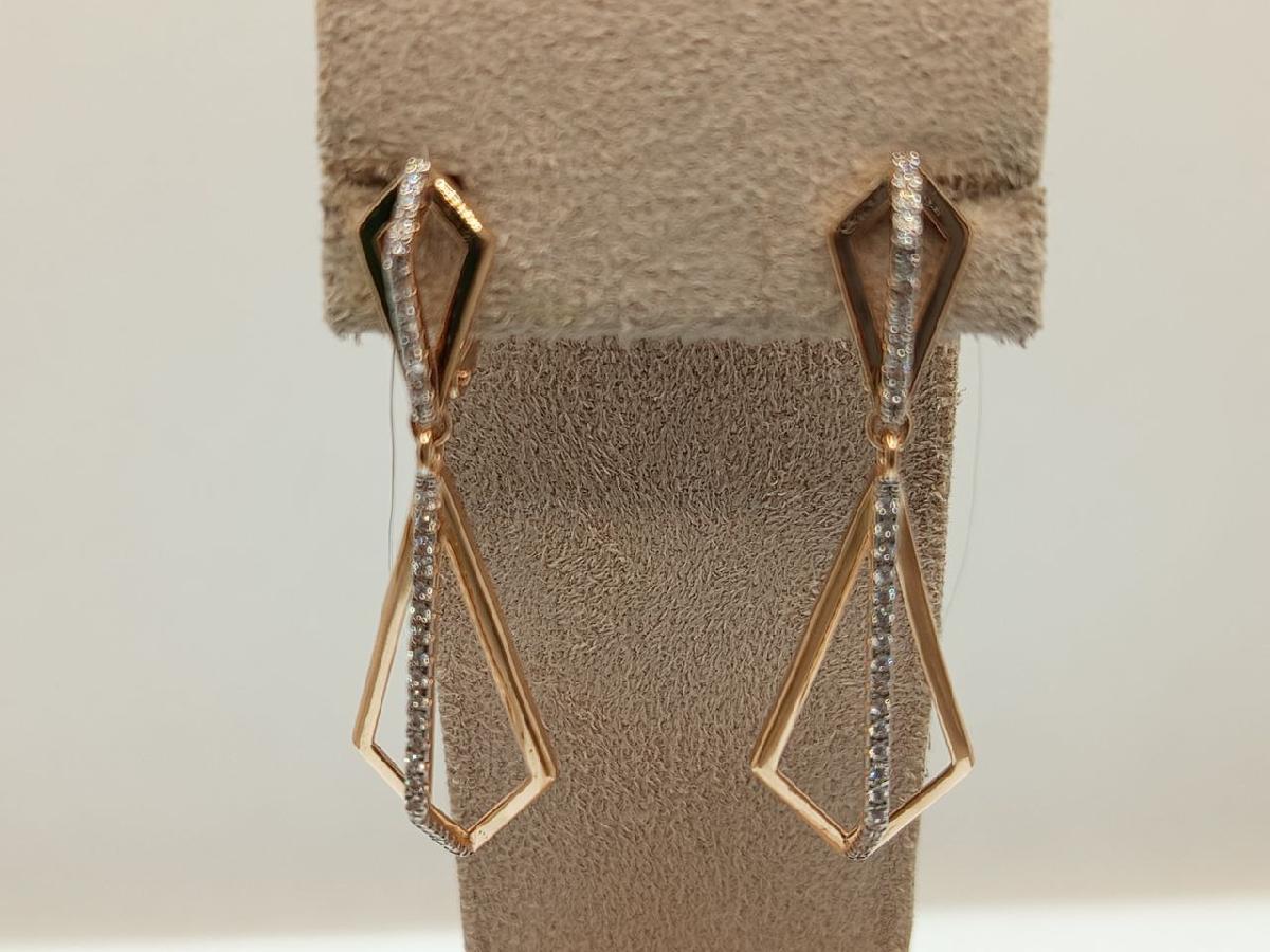 СЕРЬГИ С КАМНЯМИ (Au 585)