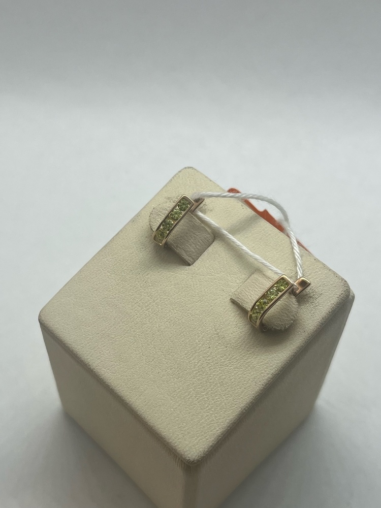 СКМИ585 СЕРЬГИ С КАМНЯМИ (Au 585)