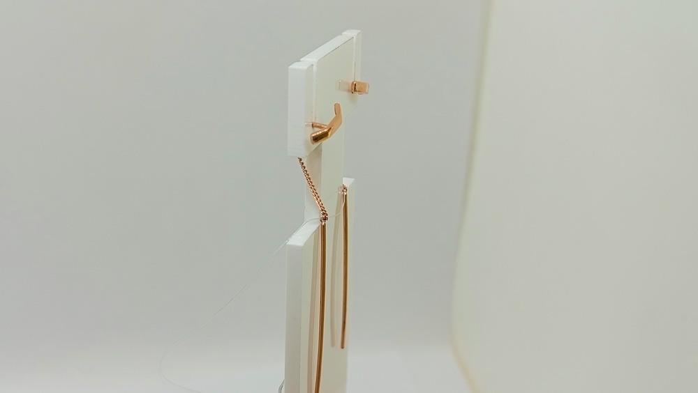 СЕРЬГИ ПРОДЕВКИ без камня (Au 585)