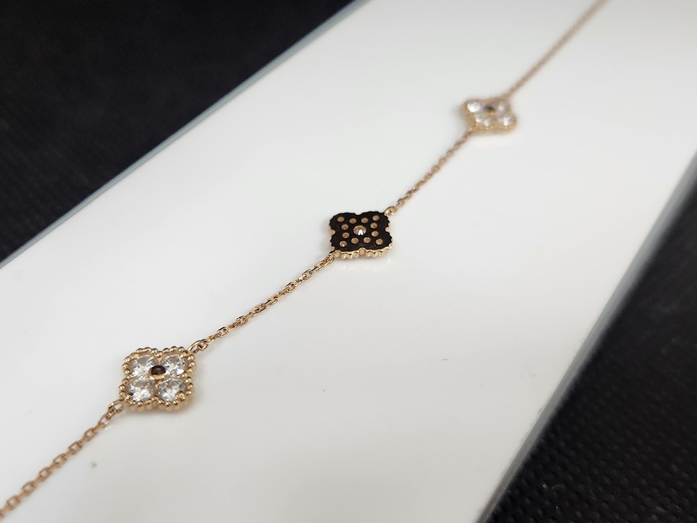 БРАСЛЕТ С КАМНЯМИ (Au 585)