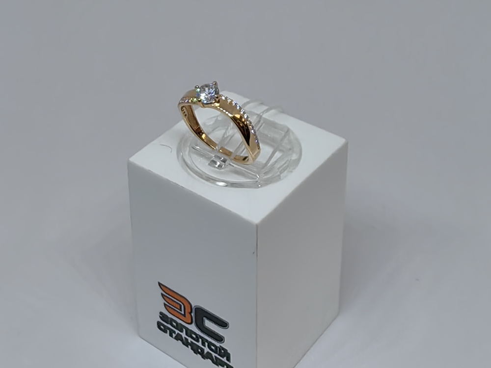 КОЛКМИ585 КОЛЬЦО С КАМНЯМИ (Au 585)