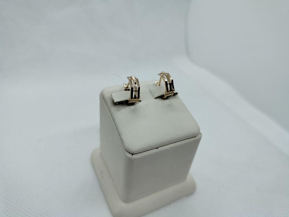 СЕРЬГИ БЕЗ КАМНЯ (Au 585)