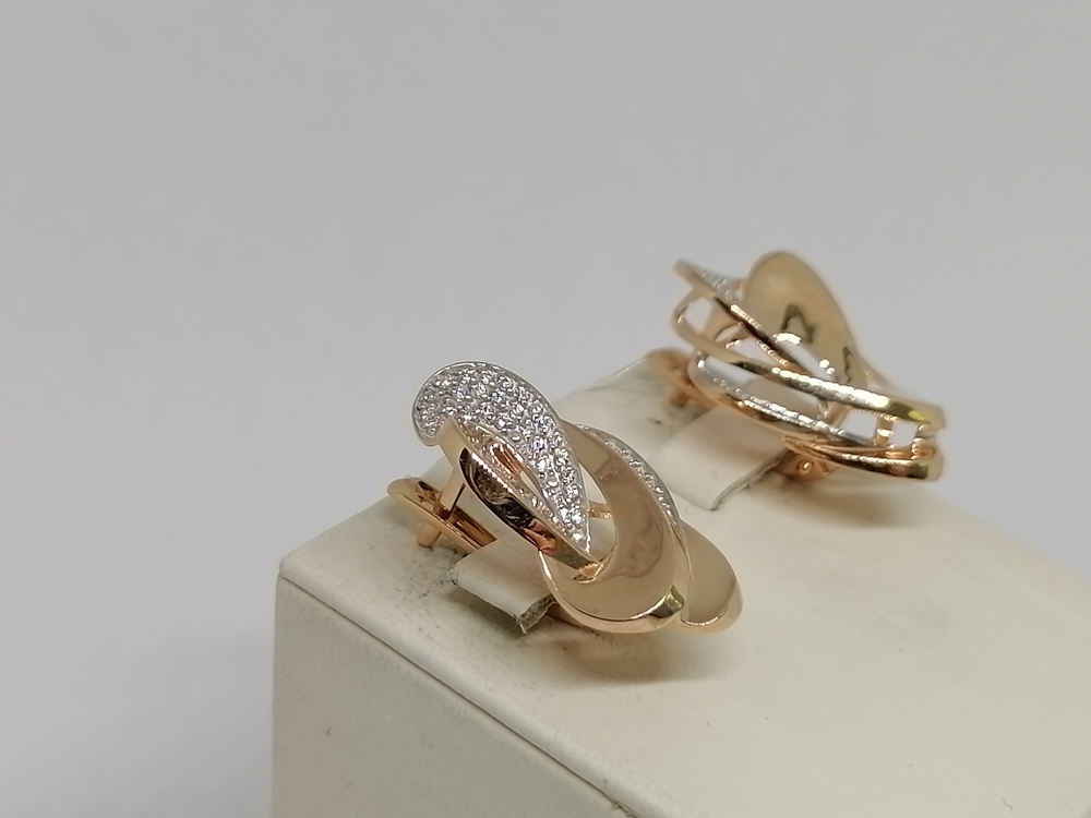 СЕРЬГИ С КАМНЯМИ (Au 585)