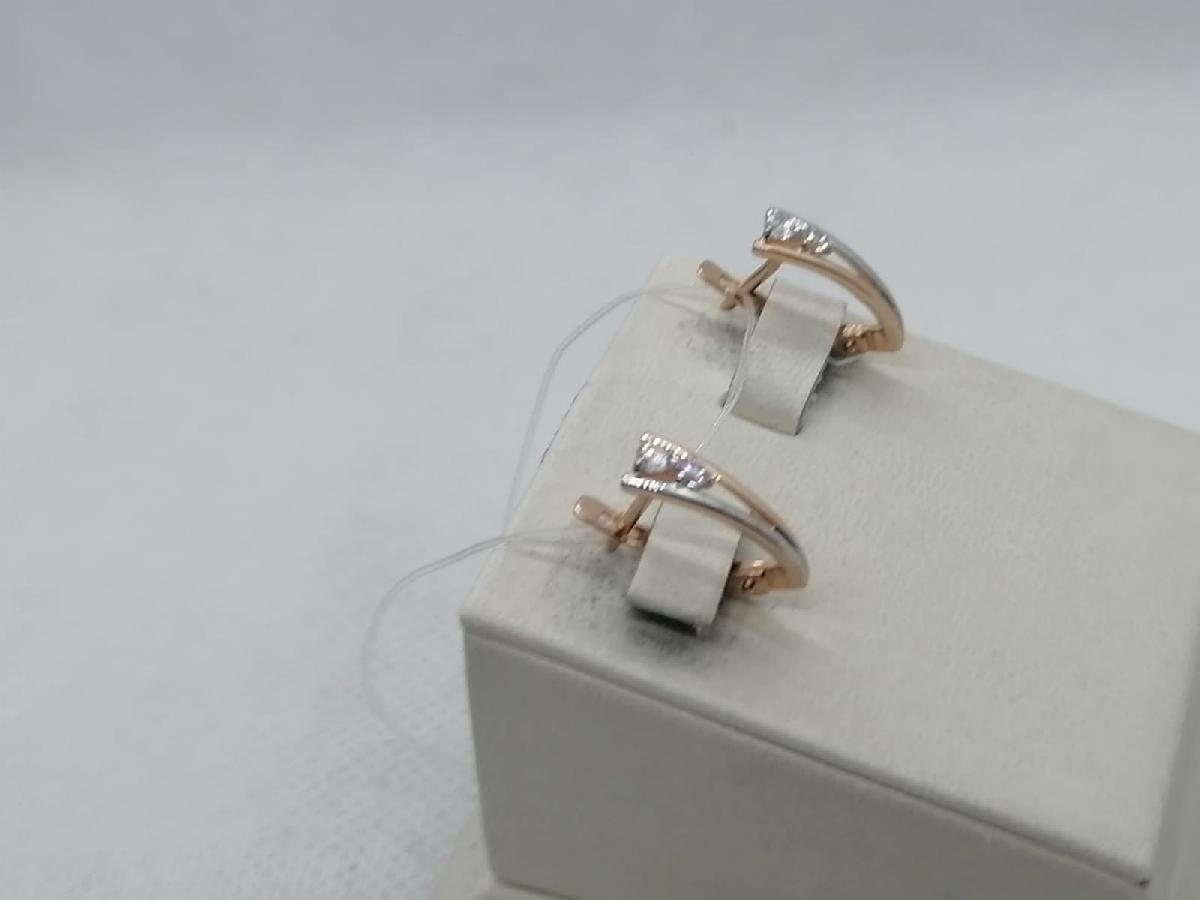 СЕРЬГИ С КАМНЯМИ (Au 585)