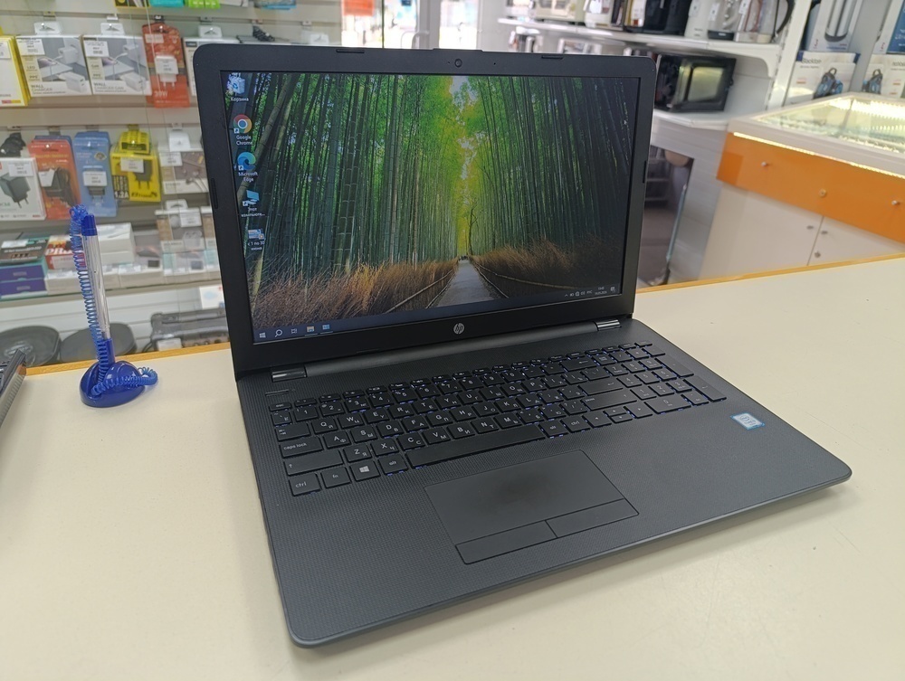 Ноутбук HP 15-bs0xx; Core i3-6006U, Intel HD Graphics 520, 8 Гб, 128 Гб, Нет