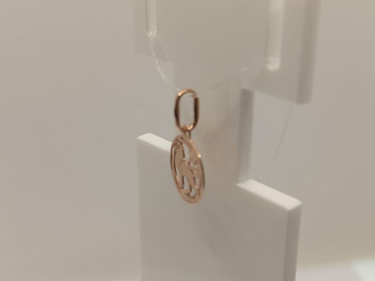 ПОДВЕСКА ЗНАК ЗОДИАКА ЛЕВ (Au 585)