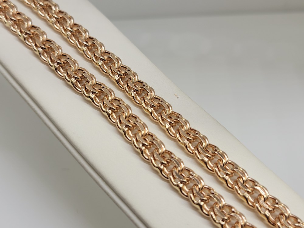 10090380150 ЦЕПЬ ПУСТОТЕЛАЯ Бисмарк (Au 585)