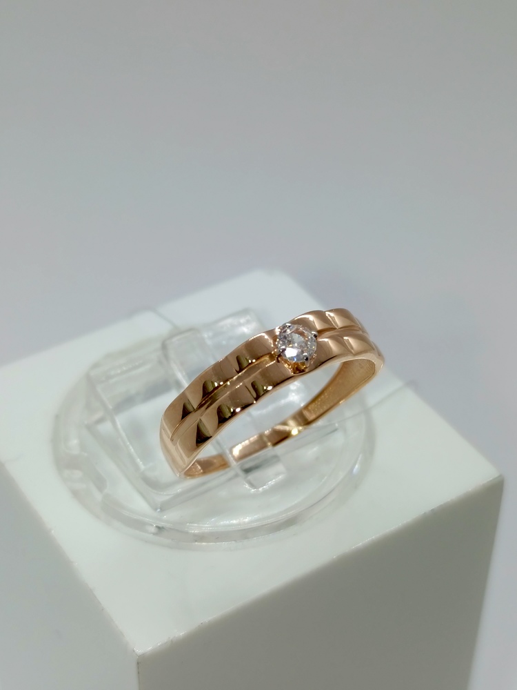 КОЛЬЦО С КАМНЕМ (Au 585)