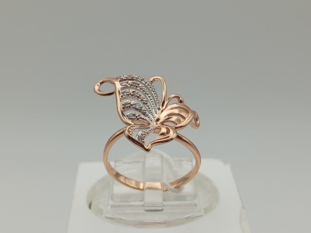 КОЛКМИ585 КОЛЬЦО С КАМНЯМИ (Au 585)
