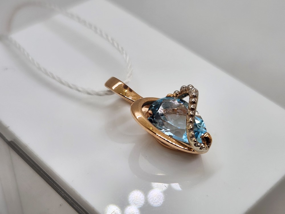 ПОДВЕСКА С КАМНЕМ (Au 585)