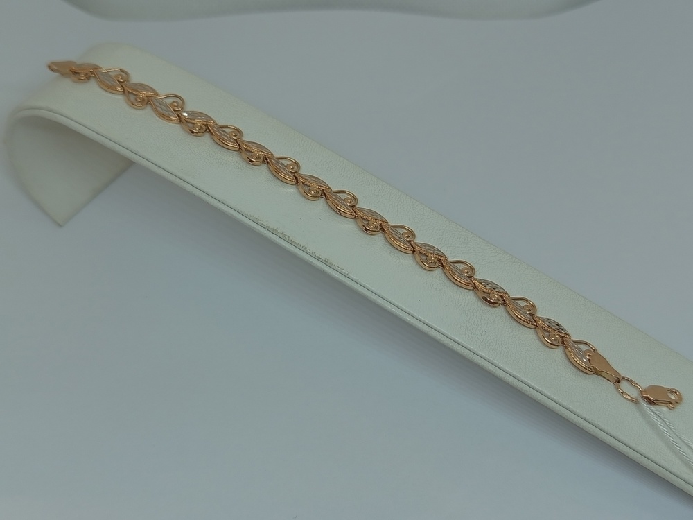 БРАСЛЕТ ПОЛНОВЕСНЫЙ Фантазия Au 585