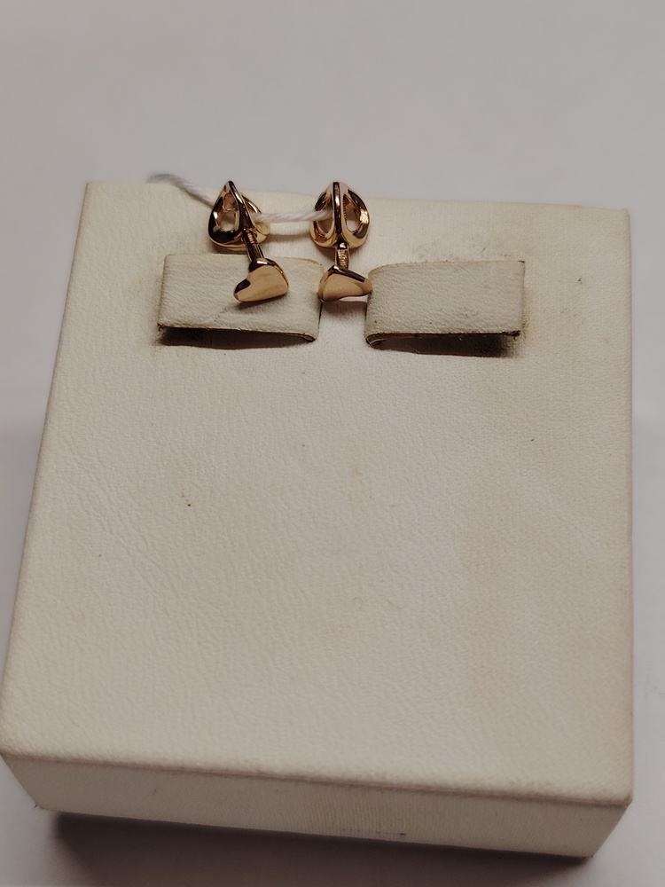 СПУС585 СЕРЬГИ ПУСЕТЫ (Au 585)